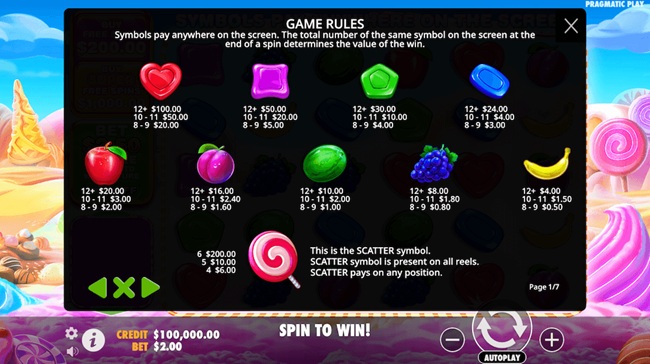 Hitungan Slot dan Simbol di Sweet Bonanza 1000